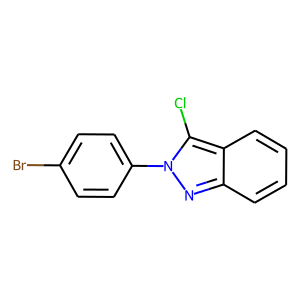 2-(4-BROMOPHENYL)-3-CHLORO-2H-INDAZOLE