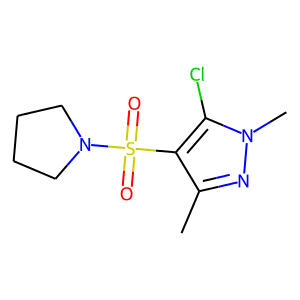 5-CHLORO-1,3-DIMETHYL-4-(TETRAHYDRO-1H-PYRROL-1-YLSULFONYL)-1H-PYRAZOLE