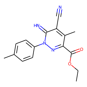 ETHYL5-CYANO-6-IMINO-4-METHYL-1-(4-METHYLPHENYL)-1,6-DIHYDROPYRIDAZINE-3-CARBOXYLATE