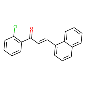 1-(2-CHLOROPHENYL)-3-(1-NAPHTHYL)PROP-2-EN-1-ONE