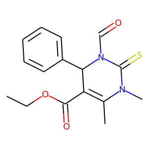 ETHYL3-FORMYL-1,6-DIMETHYL-4-PHENYL-2-THIOXO-1,2,3,4-TETRAHYDROPYRIMIDINE-5-CARBOXYLATE