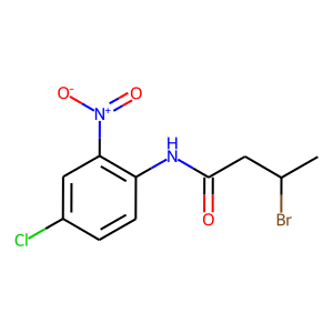 N1-(4-CHLORO-2-NITROPHENYL)-3-BROMOBUTANAMIDE