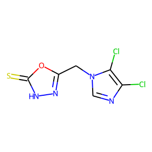 5-[(4,5-DICHLORO-1H-IMIDAZOL-1-YL)METHYL]-1,3,4-OXADIAZOLE-2-THIOL