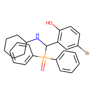 4-BROMO-2-[(CYCLOHEXYLAMINO)(DIPHENYLPHOSPHORYL)METHYL]PHENOL