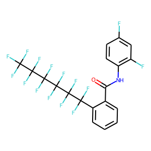 N-(2,4-DIFLUOROPHENYL)-2-(1,1,2,2,3,3,4,4,5,5,6,6,6-TRIDECAFLUOROHEXYL)BENZAMIDE