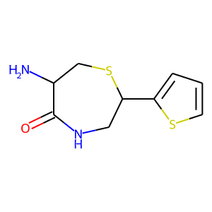 (2S,6R)-6-Amino-2-(2-thienyl)-1,4-thiazepan-5-one