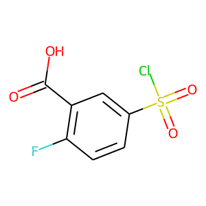 2-Fluoro-5-(chlorosulfonyl)benzoic acid