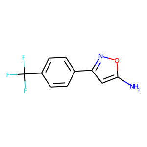 3-(4-(trifluoromethyl)phenyl)isoxazol-5-amine