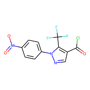 5-(trifluoromethyl)-1-(4-nitrophenyl)-1H-pyrazole-4-carbonyl chloride