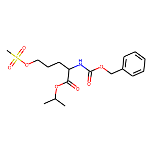 L-Norvaline,5-[(methylsulfonyl)oxy]-N-[(phenylmethoxy)carbonyl]-,1-methylethyl ester