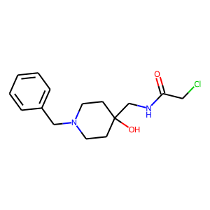 N-((1-benzyl-4-hydroxypiperidin-4-yl)methyl)-2-chloroacetamide