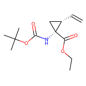 CYCLOPROPANECARBOXYLIC ACID, 1-[[(1,1-DIMETHYLETHOXY)CARBONYL]AMINO]-2-ETHENYL-, ETHYL ESTER, (1R,2R)-