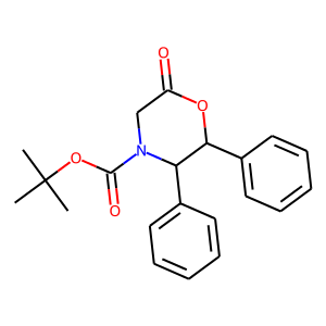 tert-Butyl(2R,3S)-(-)-6-oxo-2,3-diphenyl-4-morpholinecarboxylate