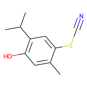 4-HYDROXY-5-ISOPROPYL-2-METHYLPHENYLTHIOCYANATE