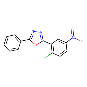 2-(2-CHLORO-5-NITROPHENYL)-5-PHENYL-1,3,4-OXADIAZOLE