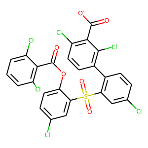 4-CHLORO-2-((5-CHLORO-2-[(2,6-DICHLOROBENZOYL)OXY]PHENYL)SULFONYL)PHENYL2,6-DICHLOROBENZOATE