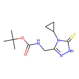 TERT-BUTYLN-[(4-CYCLOPROPYL-5-MERCAPTO-4H-1,2,4-TRIAZOL-3-YL)METHYL]CARBAMATE