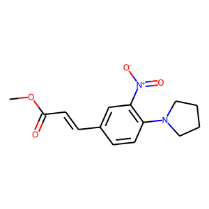 METHYL3-[3-NITRO-4-(1-PYRROLIDINYL)PHENYL]ACRYLATE