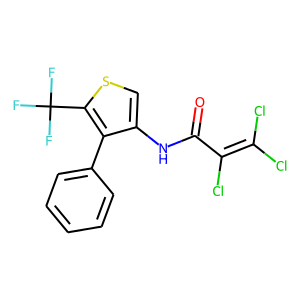 N1-[4-PHENYL-5-(TRIFLUOROMETHYL)-3-THIENYL]-2,3,3-TRICHLOROACRYLAMIDE