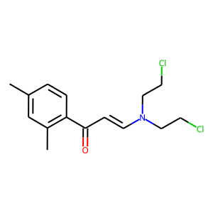 3-[DI(2-CHLOROETHYL)AMINO]-1-(2,4-DIMETHYLPHENYL)PROP-2-EN-1-ONE