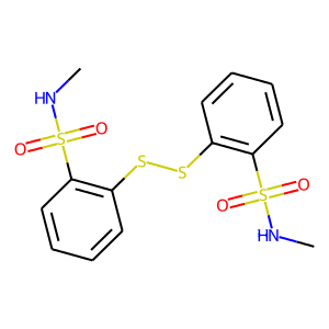 N1-METHYL-2-((2-[(METHYLAMINO)SULFONYL]PHENYL)DITHIO)BENZENE-1-SULFONAMIDE