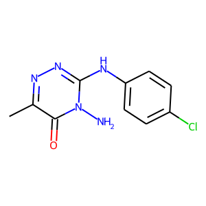 4-AMINO-3-(4-CHLOROANILINO)-6-METHYL-4,5-DIHYDRO-1,2,4-TRIAZIN-5-ONE