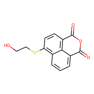 6-[(2-HYDROXYETHYL)THIO]-1H,3H-NAPHTHO[1,8-CD]PYRAN-1,3-DIONE