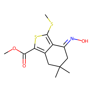 METHYL4-HYDROXYIMINO-6,6-DIMETHYL-3-(METHYLTHIO)-4,5,6,7-TETRAHYDROBENZO[C]THIOPHENE-1-CARBOXYLATE