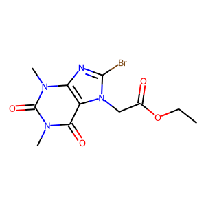 ETHYL2-(8-BROMO-1,3-DIMETHYL-2,6-DIOXO-2,3,6,7-TETRAHYDRO-1H-PURIN-7-YL)ACETATE