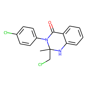 2-(CHLOROMETHYL)-3-(4-CHLOROPHENYL)-2-METHYL-1,2,3,4-TETRAHYDROQUINAZOLIN-4-ONE