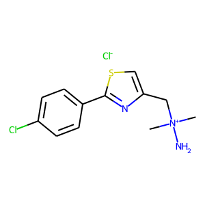 1-([2-(4-CHLOROPHENYL)-1,3-THIAZOL-4-YL]METHYL)-1,1-DIMETHYLHYDRAZINIUMCHLORIDE