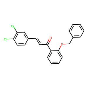 1-[2-(BENZYLOXY)PHENYL]-3-(3,4-DICHLOROPHENYL)PROP-2-EN-1-ONE