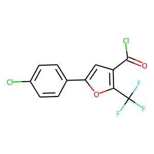 5-(4-CHLOROPHENYL)-2-(TRIFLUOROMETHYL)FURAN-3-CARBONYLCHLORIDE