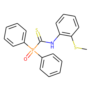 N-[2-(METHYLTHIO)PHENYL]OXO(DIPHENYL)PHOSPHORANECARBOTHIOAMIDE