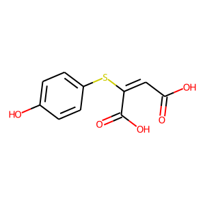 2-[(4-HYDROXYPHENYL)THIO]BUT-2-ENEDIOIC ACID