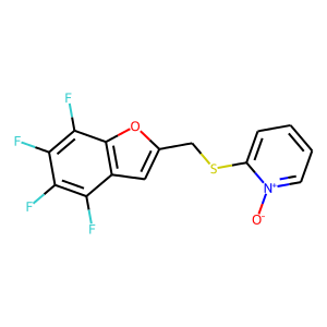 2-([(4,5,6,7-TETRAFLUORO-1-BENZOFURAN-2-YL)METHYL]THIO)PYRIDINIUM-1-OLATE