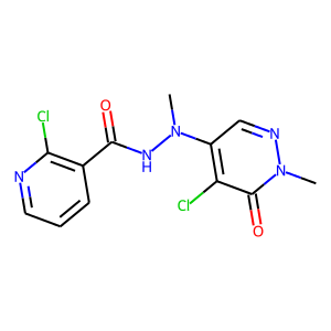 N'3-(5-CHLORO-1-METHYL-6-OXO-1,6-DIHYDROPYRIDAZIN-4-YL)-N'3-METHYL-2-CHLOROPYRIDINE-3-CARBOHYDRAZIDE