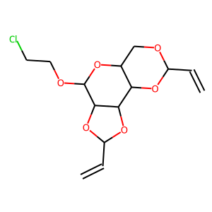 4-(2-CHLOROETHOXY)-2,8-DIVINYLPERHYDRO[1,3]DIOXOLO[4',5':4,5]PYRANO[3,2-D][1,3]DIOXINE