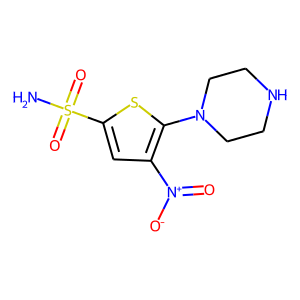 4-NITRO-5-PIPERAZINOTHIOPHENE-2-SULFONAMIDE