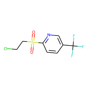 2-[(2-CHLOROETHYL)SULFONYL]-5-(TRIFLUOROMETHYL)PYRIDINE