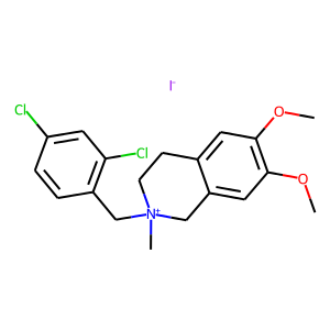 2-(2,4-DICHLOROBENZYL)-6,7-DIMETHOXY-2-METHYL-1,2,3,4-TETRAHYDROISOQUINOLINIUMIODIDE