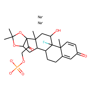 Pregna-1,4-diene-3,20-dione,9-fluoro-11-hydroxy-16,17-[(1-methylethylidene)bis(oxy)]-21-(phosphonooxy)-,disodiumsalt,(11beta,16alpha)-