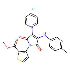 1-[1-[2-(methoxycarbonyl)-3-thienyl]-2,5-dioxo-4-(4-toluidino)-2,5-dihydro-1H-pyrrol-3-yl]pyridiniumchloride