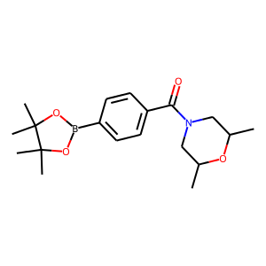 (4-(4,4,5,5-tetramethyl-1,3,2-dioxaborolan-2-yl)phenyl)(2,6-dimethylmorpholino)methanone