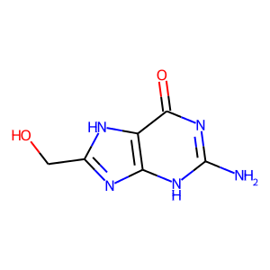 2-Amino-6-hydroxymethyl-purine-8-methanol