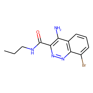 4-AMINO-8-BROMO-N-PROPYL-DAZINE-3-AMIDE