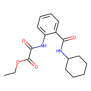 ETHYL2-(2-[(CYCLOHEXYLAMINO)CARBONYL]ANILINO)-2-OXOACETATE