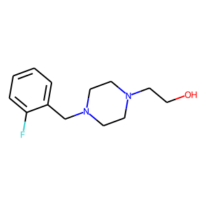 2-[4-(2-FLUOROBENZYL)PIPERAZINO]ETHAN-1-OL