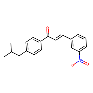 1-(4-ISOBUTYLPHENYL)-3-(3-NITROPHENYL)PROP-2-EN-1-ONE