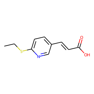 3-[6-(ETHYLTHIO)-3-PYRIDYL]ACRYLIC ACID